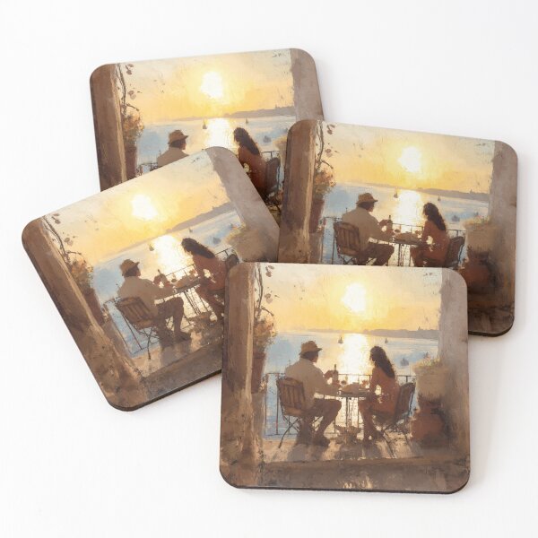 Item preview, Balcony Breakfast at Sunrise designed and sold by Rtymer.