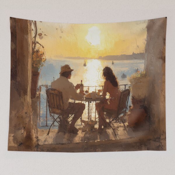 Item preview, Balcony Breakfast at Sunrise designed and sold by Rtymer.