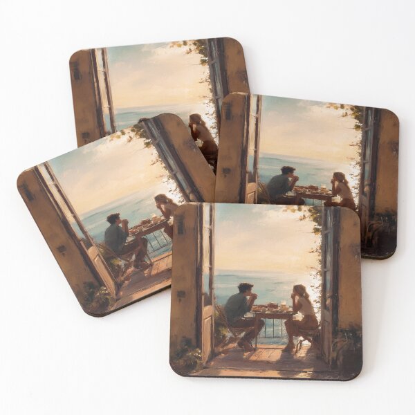 Item preview, Balcony Breakfast at Sunrise designed and sold by Rtymer.