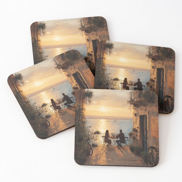 Item preview, Balcony Breakfast at Sunrise designed and sold by Rtymer.