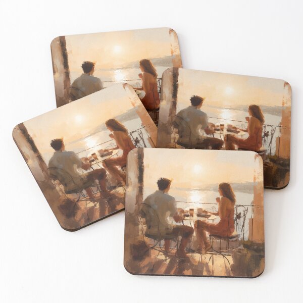 Item preview, Balcony Breakfast at Sunrise designed and sold by Rtymer.