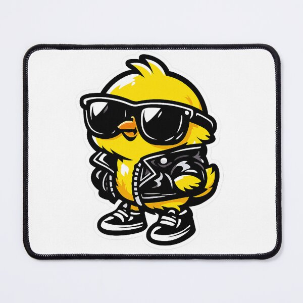 Item preview, Badass Chick with Sunglasses – Streetwear Style & Funny Art designed and sold by digital.stickerperso.com.