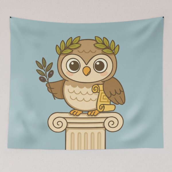 Item preview, Owl of Athena  designed and sold by Ghost on Toast.