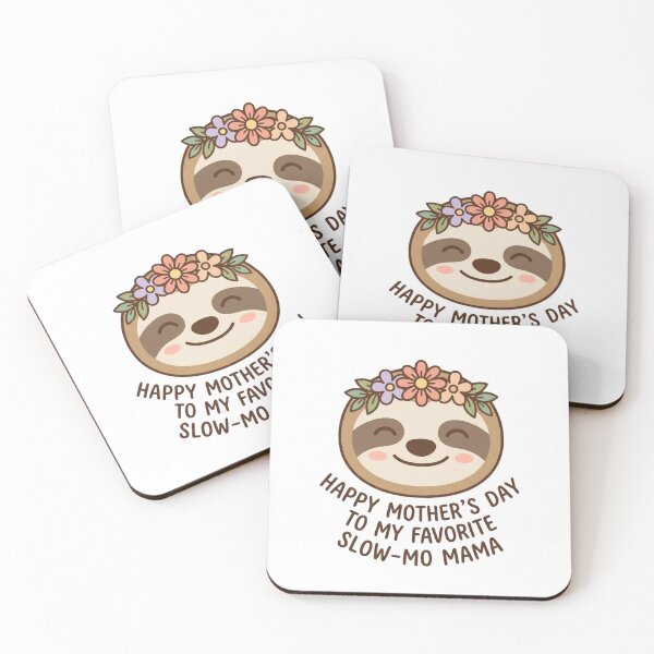 Item preview, SLOW-MO MAMA SLOTH designed and sold by Birdie and Flynn.