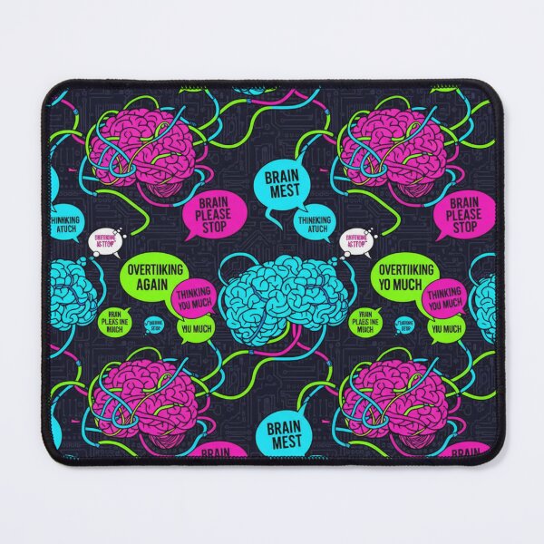 Item preview, Whimsical Brain Overload Pattern designed and sold by StickVerse by Owais.