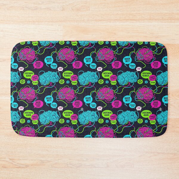 Item preview, Whimsical Brain Overload Pattern designed and sold by StickVerse by Owais.