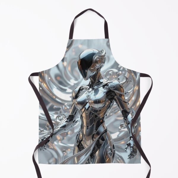 Item preview, Ethereal Chrome Cybernetic Guardian designed and sold by Uniquely Yours.