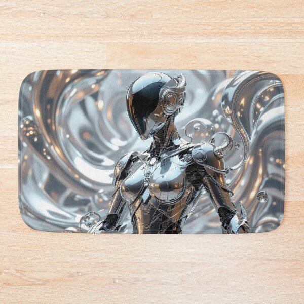Item preview, Ethereal Chrome Cybernetic Guardian designed and sold by Uniquely Yours.
