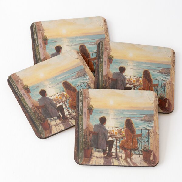 Item preview, Balcony Breakfast at Sunrise designed and sold by Rtymer.