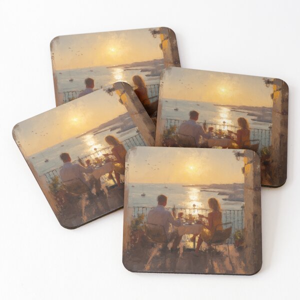 Item preview, Balcony Breakfast at Sunrise designed and sold by Rtymer.