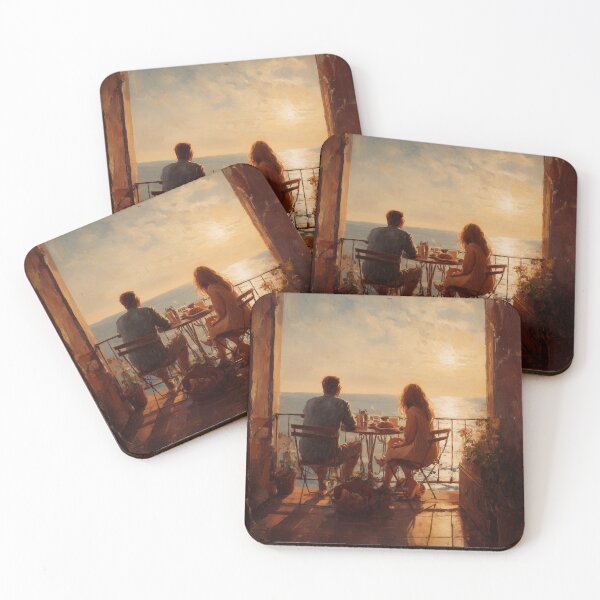 Item preview, Balcony Breakfast at Sunrise designed and sold by Rtymer.