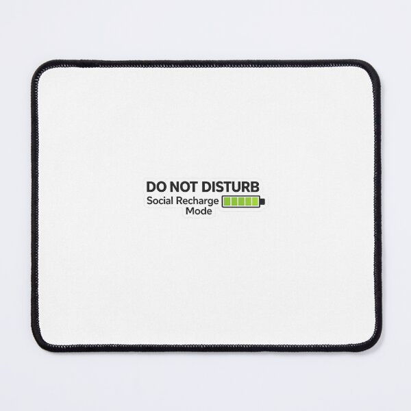 Item preview, Sticker Do Not Disturb Social Recharge Mode Sticker | Funny Introvert Laptop Decal designed and sold by DigitalArt10.