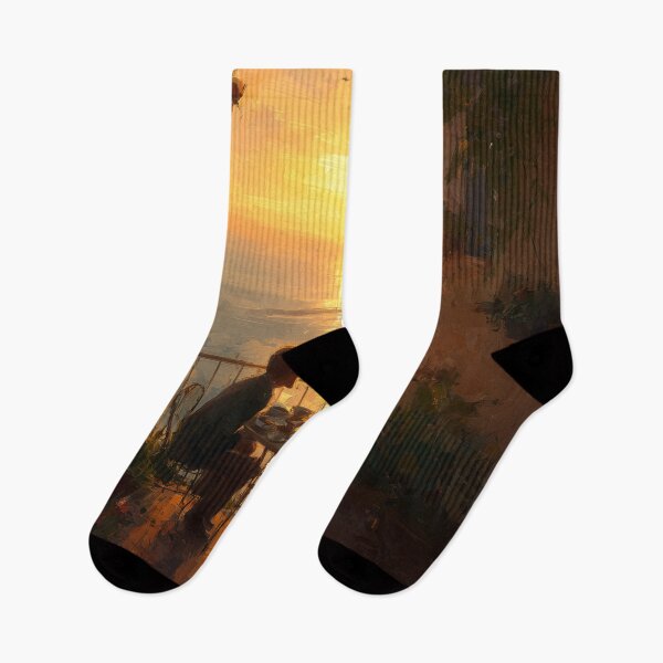 Item preview, Balcony Breakfast at Sunrise designed and sold by Rtymer.