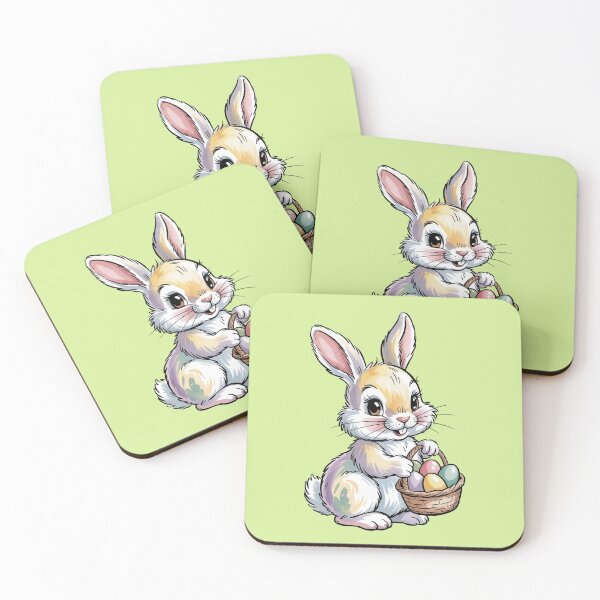 Item preview, Vintage Easter Bunny Pastel Gift Design designed and sold by WikaKowalczyk.