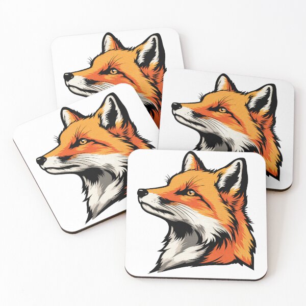 Item preview, Fox Focus – Bold Wildlife Illustration designed and sold by ForeverPrintsOK.