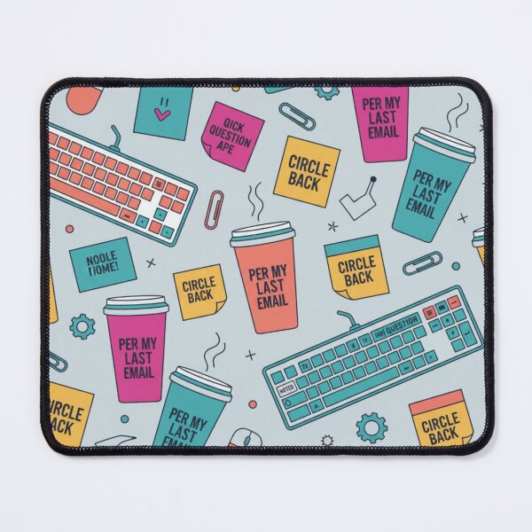 Item preview, Quirky Office Life Pattern designed and sold by StickVerse by Owais.