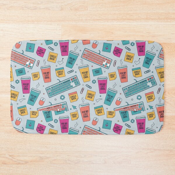 Item preview, Quirky Office Life Pattern designed and sold by StickVerse by Owais.