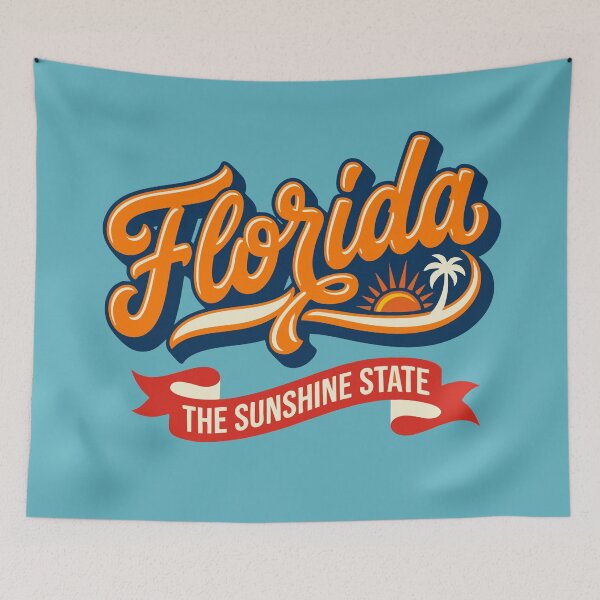 Item preview, Retro Florida The Sunshine State Vintage Baseball Spirit designed and sold by Cozy-Old-Pub.