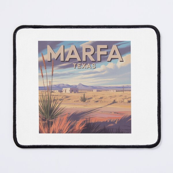 Item preview, Marfa Texas Desert Sunset Illustration designed and sold by CircinusStore.