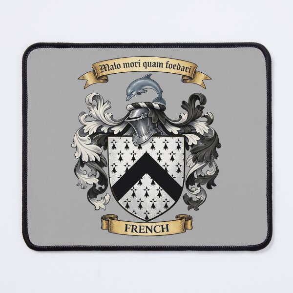 Item preview, The French Family Coat of Arms designed and sold by BagTown Clans.