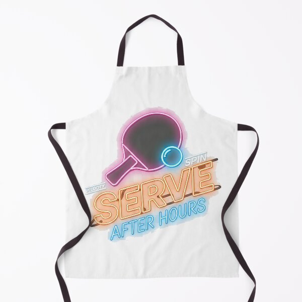 Item preview, Serve After Hours T-Shirt - Neon Glow Retro Table Tennis Ping Pong Gift designed and sold by OhMyPingCo.