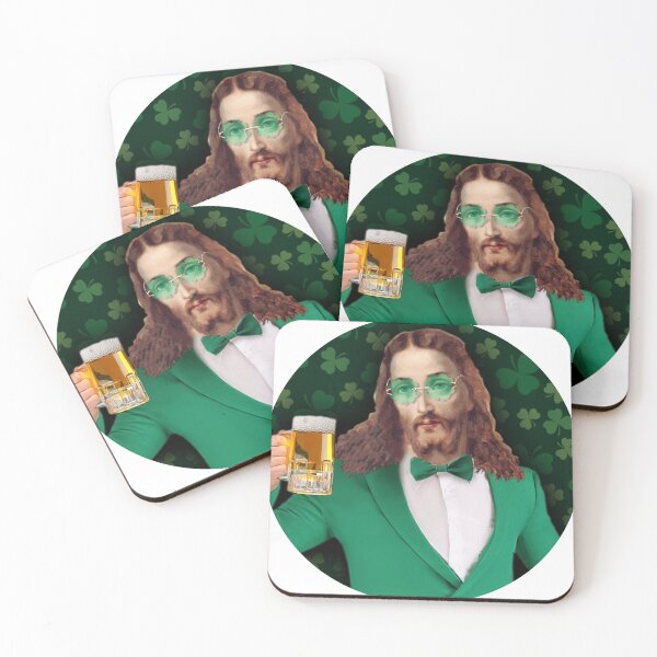Item preview, St. Patrick's Day Jesus designed and sold by ChristCustoms.