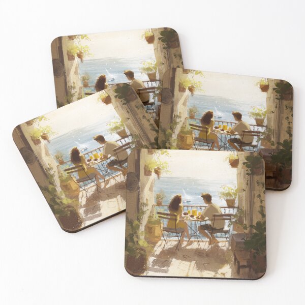 Item preview, Balcony Breakfast at Sunrise designed and sold by Rtymer.