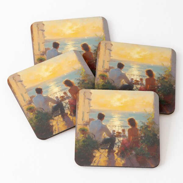Item preview, Balcony Breakfast at Sunrise designed and sold by Rtymer.