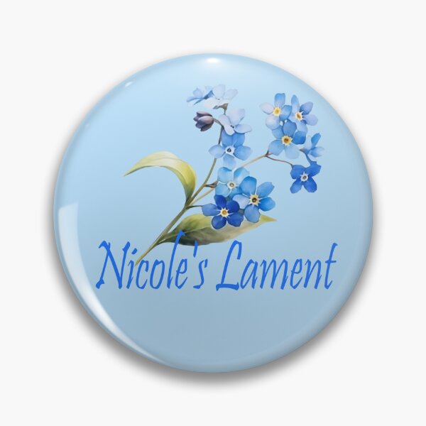 Item preview, Nicole's Lament: Blue Forget Me Nots designed and sold by J A Flanagan.
