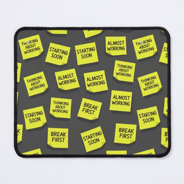 Item preview, Humorous Sticky Notes Pattern designed and sold by StickVerse by Owais.