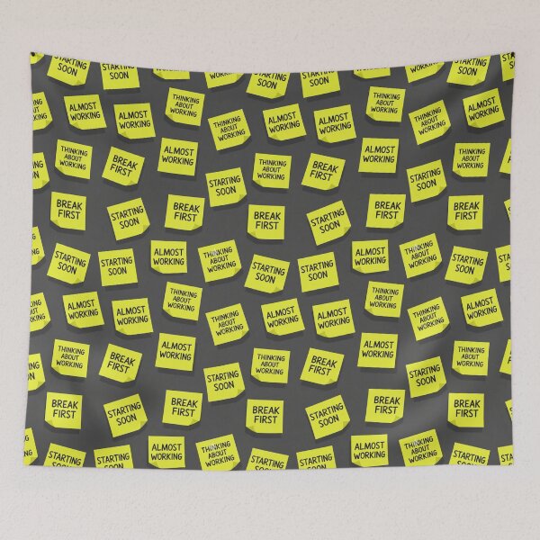Item preview, Humorous Sticky Notes Pattern designed and sold by StickVerse by Owais.