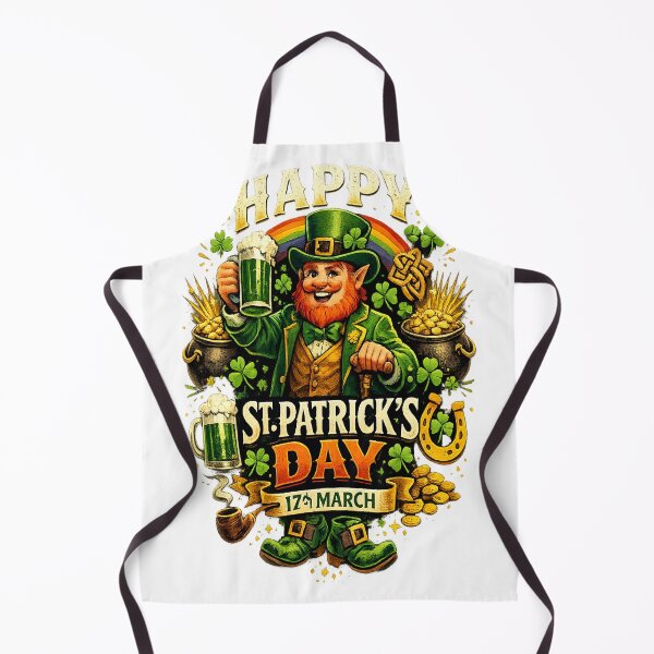 Item preview, Happy St. Patrick’s Day Irish Shamrock Lucky Leprechaun T-Shirt designed and sold by MOUZAT.