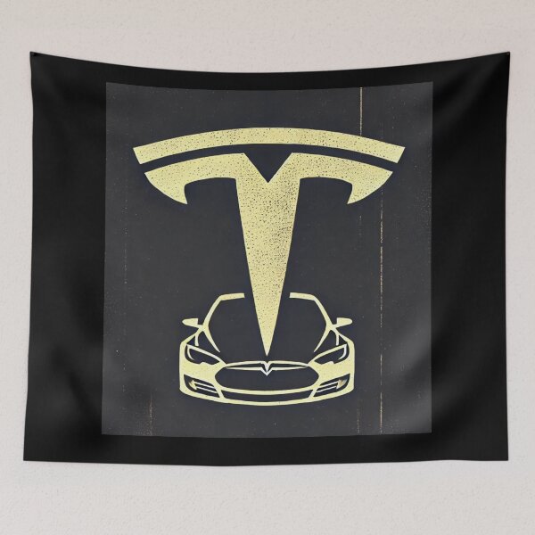 Item preview, tesla logo art designed and sold by TEEJAMBOREE.
