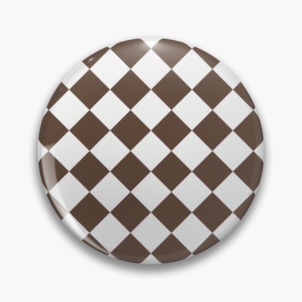 Item preview, Checkerboard White and Brown Pattern designed and sold by pattern-archive.