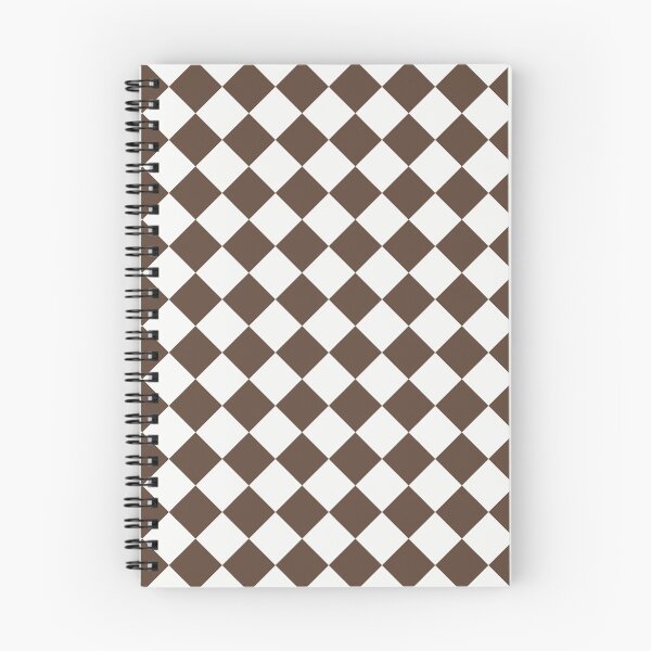 Item preview, Checkerboard White and Brown Pattern designed and sold by pattern-archive.