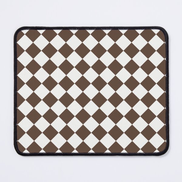 Item preview, Checkerboard White and Brown Pattern designed and sold by pattern-archive.