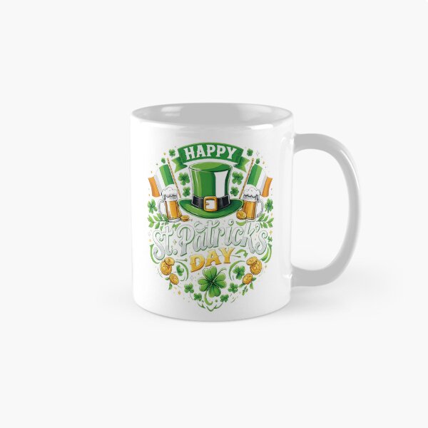 Item preview, Happy St. Patrick’s Day Irish Shamrock Lucky Leprechaun T-Shirt designed and sold by MOUZAT.
