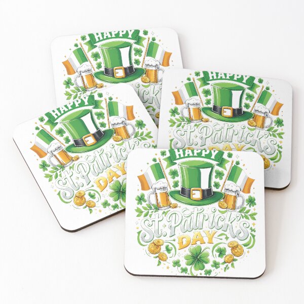 Item preview, Happy St. Patrick’s Day Irish Shamrock Lucky Leprechaun T-Shirt designed and sold by MOUZAT.