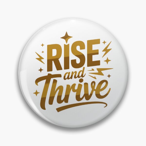 Item preview, Rise and Thrive  Motivational Self Growth Quote  designed and sold by Nzgiftsandmore.