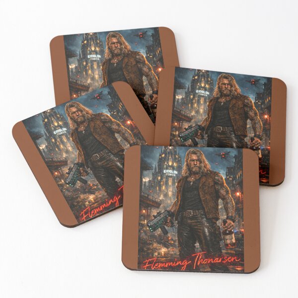 Item preview, Flemming Thonarsen – Neo Arkham 2040 – Cyberpunk Bounty Hunter designed and sold by Beaurozier.