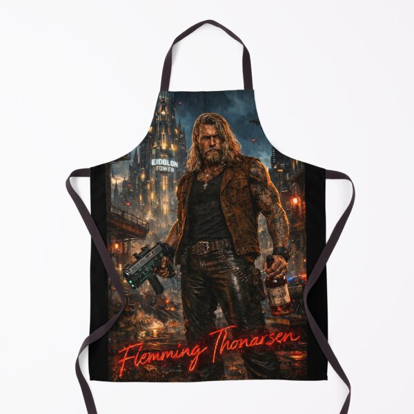 Item preview, Flemming Thonarsen – Neo Arkham 2040 – Cyberpunk Bounty Hunter designed and sold by Beaurozier.