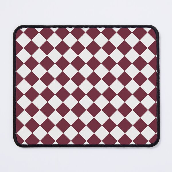 Item preview, Checkerboard White and Burgundy Pattern designed and sold by pattern-archive.