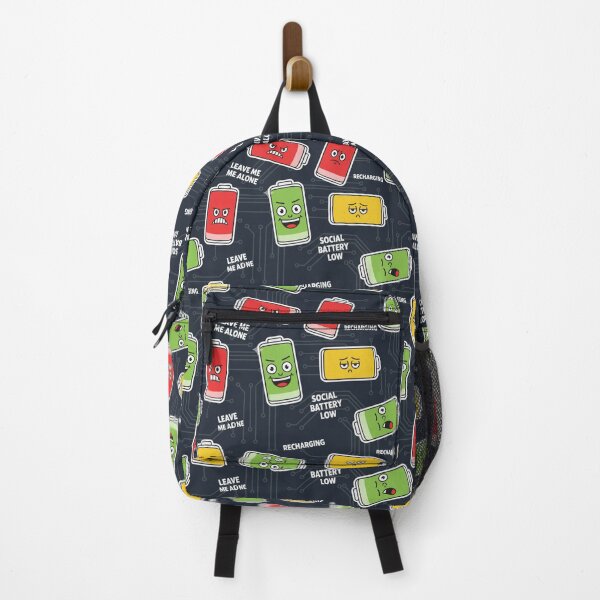 Item preview, Playful Battery Emoticons Pattern designed and sold by StickVerse by Owais.