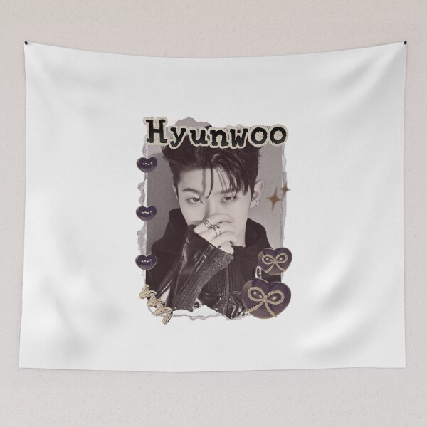 Item preview, Xiker Hyunwoo Member Kpop Boy Group Portrait korean boy group kpop idol designed and sold by HELL0WBELLO.