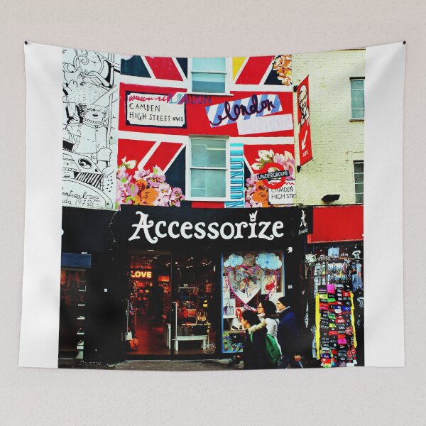 Item preview, Camden Town High Street Colourful Buildings designed and sold by AndyEvansPhotos.