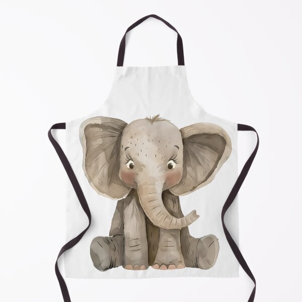 Item preview, Cute Baby Elephant Watercolor - Adorable Nursery Animal Art Print designed and sold by DesignArtist.ia.
