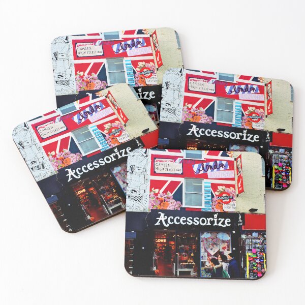 Item preview, Camden Town High Street Colourful Buildings designed and sold by AndyEvansPhotos.