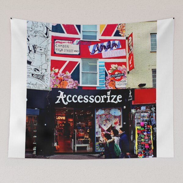 Item preview, Camden Town High Street Colourful Buildings designed and sold by AndyEvansPhotos.