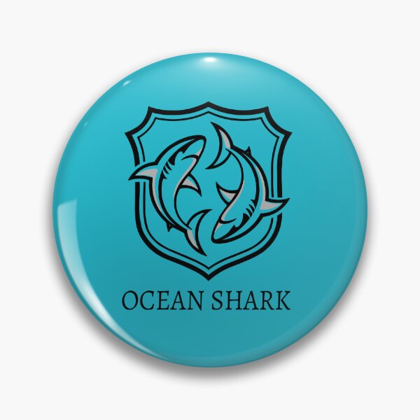 Item preview, Minimal Shark Circle Silhouette designed and sold by RitaRuni1992.