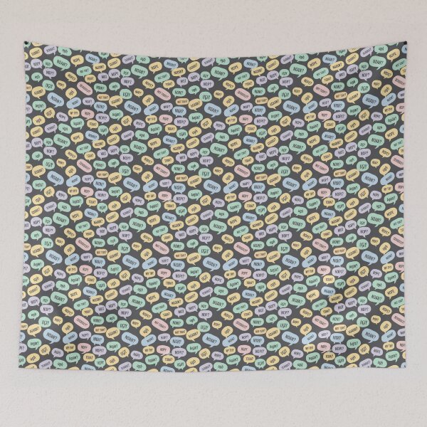 Item preview, Whimsical Response Bubbles Pattern designed and sold by StickVerse by Owais.